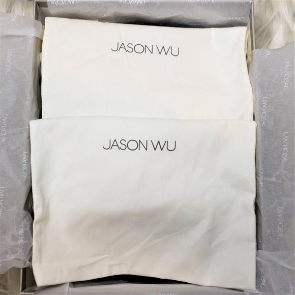 NIB JASON WU Hair-On-Hide Silver Metallic Stiletto, Size 5.5 - Picture 10 of 13